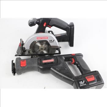 Craftsman Reciprocating Saw And Trim Saw, 2 Pieces