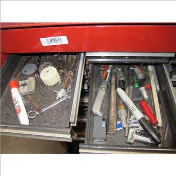 Craftsman Rolling Tool Chest W/2nd Tool Chest On Top; 15+ Pieces