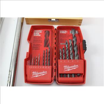 Craftsman Router Bit Set, Milwaukee Drill Bit Set, & More; 5+ Pieces