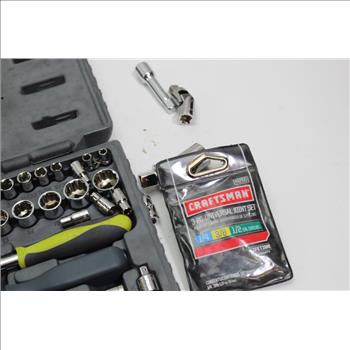 Craftsman, Task Force Assorted Tools And Cat Steer Loader Toy 4 Pieces