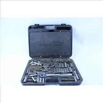 Craftsman Tool Set W/Sockets, Ratchets, & More Assorted Tools In Case; 10+ Pieces