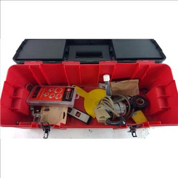 Craftsman Toolbox With Tools & Hardware, 10+ Pieces