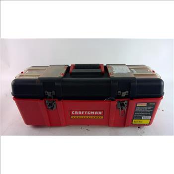 Craftsman Toolbox With Tools & Hardware, 10+ Pieces