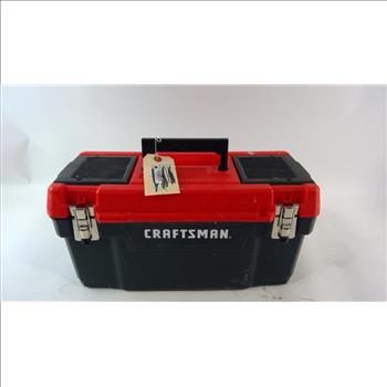 Craftsman Toolbox W/Painting Supplies, 5+ Pieces