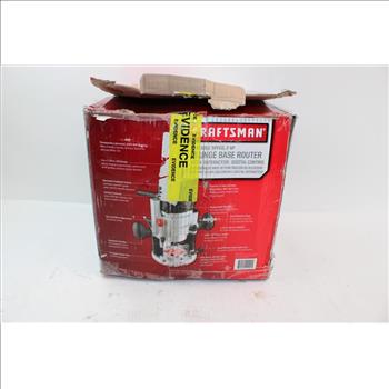Craftsman Variable Speed Plunge Base Router With Interactive Digital Control