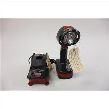 Craftsman Worklight, Charger And Battery, 3 Pieces