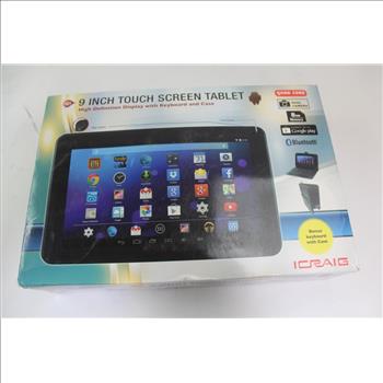 Craig CMP773-BUN 9 Inch Tablet With Keyboard And Case