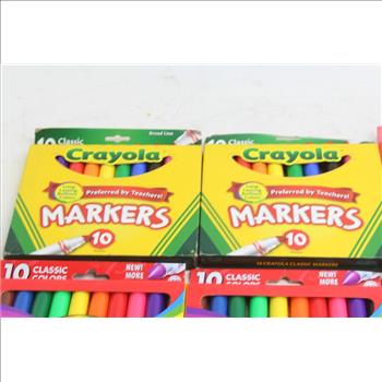 Crayola / Cra-Z-Art Markers, Color Pencils: 7 Items