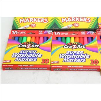 Crayola / Cra-Z-Art Markers, Color Pencils: 7 Items