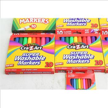 Crayola / Cra-Z-Art Markers, Color Pencils: 7 Items