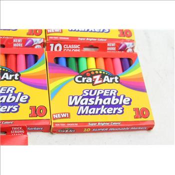 Crayola / Cra-Z-Art Markers, Color Pencils: 7 Items