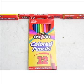 Crayola / Cra-Z-Art Markers, Color Pencils: 7 Items