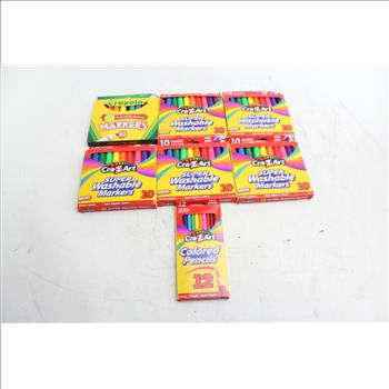 Crayola / Cra-Z-Art Markers, Color Pencils: 7 Items