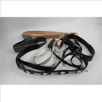 Cream, Black Cardigan Sweaters, L, XXL, With Fashion Belts, And Bag Strap, 8 Pieces