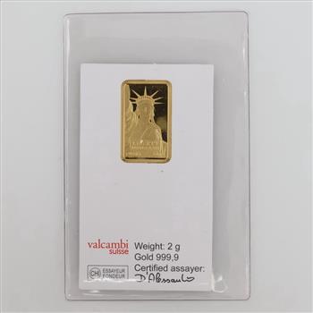 Credit Suisse Fine Gold 2g Bar