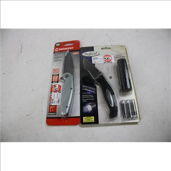 Crescent, Browning, And More Knives, Bulk Lot, 4 Pieces