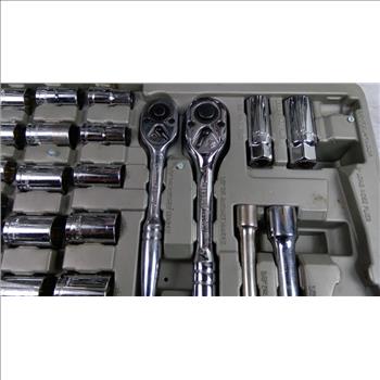 Crescent Tool Set With Combination Wrenches, Sockets, And More