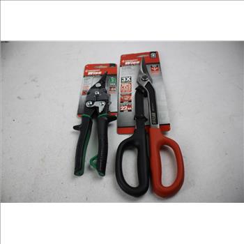 Crescent Wiss 12" Duckbill Tinner Snips And Aviation Snips 2 Pieces