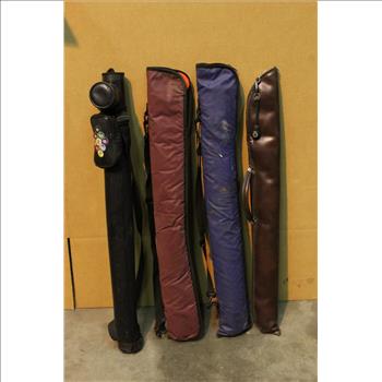 Crest, Maximum, + MORE Pool Cues, And Machete Unknown Brand 6 Pieces