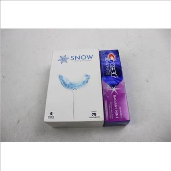Crest Mouthwash, 3DWhite Toothpaste, And Snow Teeth Whitening System, 3 Pieces