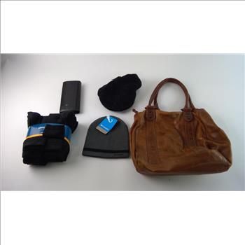 Crew Socks, Columbia Hat And More, 5 Pieces