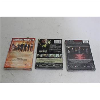 Criminal Minds, Ray Donovan, Walking Dead Dvds, 3 Pieces