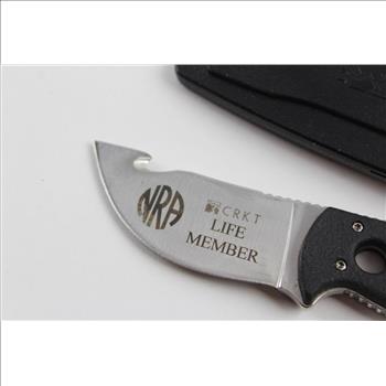 CRKT Alaska Cobuk Skinner Fixed Blade Knife With Sheath