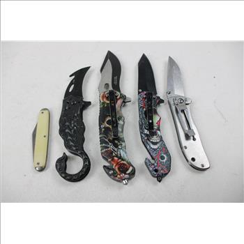 CRKT And Other Knives, 5 Pieces