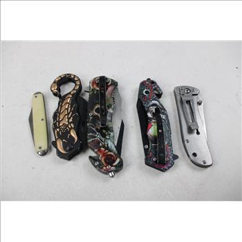 CRKT And Other Knives, 5 Pieces