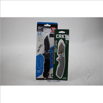 CRKT, Northwest Trail, Gordon Folding Knives, With Ozone Generator, 4 Pieces