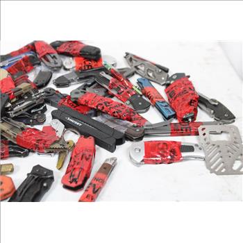 CRKT, Red Dawn, Camillus And Other Knives, 55 Pieces