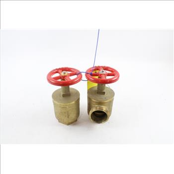 Croker Fire Hose Valves, 2 Pieces
