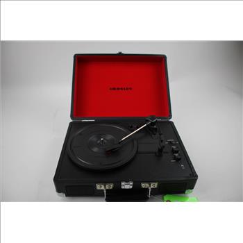 Crosley Cruiser Portable Bluetooth Turntable, Red/Black