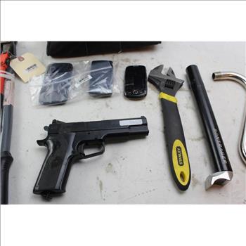 CrosMan 1008 Repeater BB Gun, Cell Phones, And Tools; 10+ Items