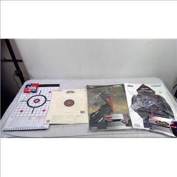 Crosman 5 Ct CO2 Powerlet Cartridges, With Training Paper Targets