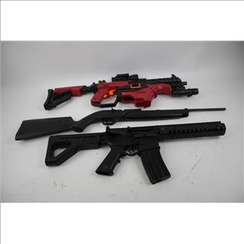 Crosman 760 Pumpmaster Air Rifle,  DPMS SBR BB Air Rifle, Sofiten Blaster, 3 Pieces
