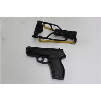 Crosman Air Pistol,  Daisy Slingshot 2 Pieces