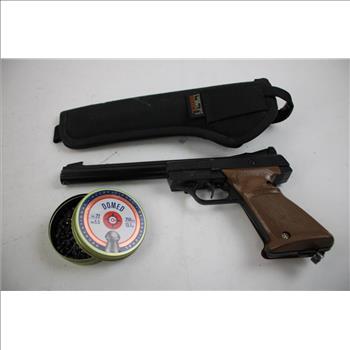 Crosman American Classic Pellet Air Pistol, Crosman Powermatic Pistol & Domed Airgun Pellets