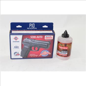 Crosman Semi-auto P10 Bb Pistol & Copperhead BBS