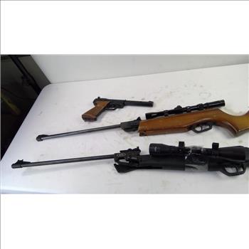 Crosman Shockwave, Gamo Expo Air Rifles, Crosman 454 Air Pistol, 3 Pieces