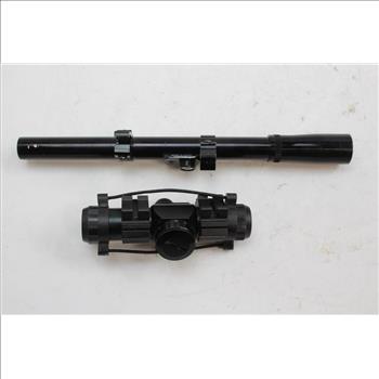 Crossman 4x15 Rifle Scope And Walther Gun Scope: 2 Pieces