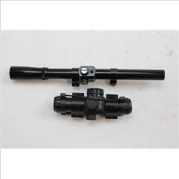 Crossman 4x15 Rifle Scope And Walther Gun Scope: 2 Pieces