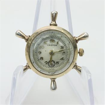 Croton 10kt GP Pendant Watch