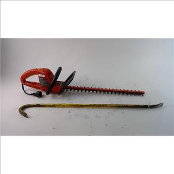 Crowbar And Homelite Hedge Trimmer
