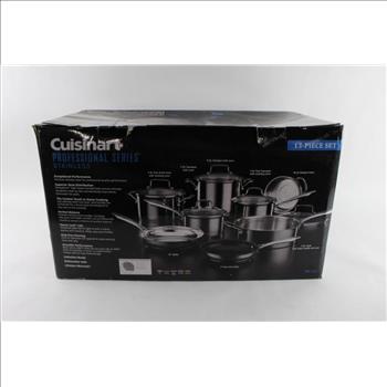 Cuisinart 13-Piece Professional Stainless Cookware Set