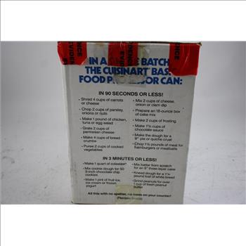 Cuisinart Basic Food Processor