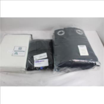 Curtain And Packing Cube Lot, 3 Pieces