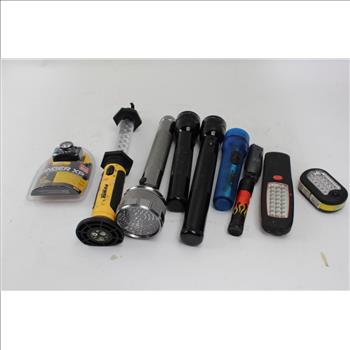 Cyclops Headlamp, Mag-lite Flashlight And More, 10 Pieces