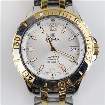 CYMA Navy Star Professional Swiss Made Watch