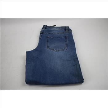 D. Jeans High Waist Wide Leg Sailor Ankle Size 6